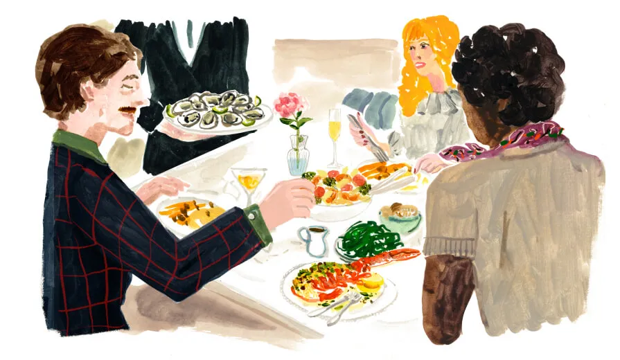 Dining Illustration